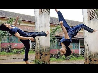 Tiger Shroff' Showing Amazing Dance Moves @ Mithibai College festival KSHITIJ 2014.