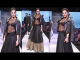 Richa Chadha In Black Transparent Exposing Tight Bust