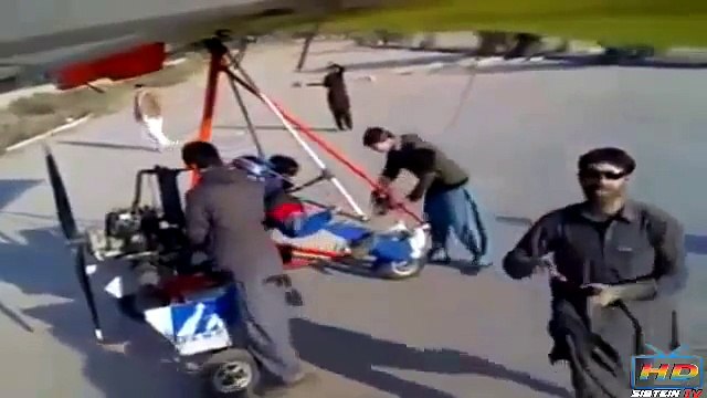 Talented Pakistani Invents Flying Bike - 2015