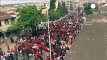 مئات الغانيين يحتجون على الانقطاع المتكرر للكهرباء