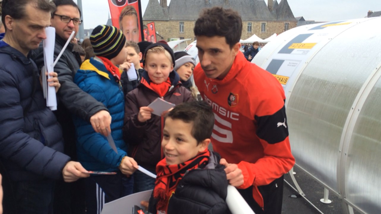 Entraînement du Stade Rennais à Vitré