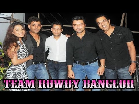 Bindu Dara Singh, Ajaz Khan Saports Bangalore Rowdy's