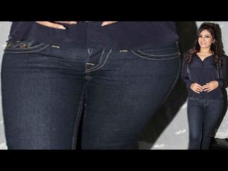 Raveena Tandon Flashing Her Big Curvy Bump !