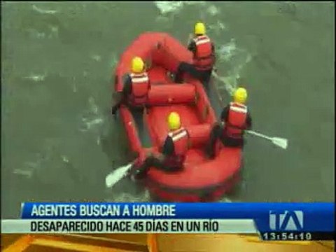 Continúa búsqueda de un hombre desaparecido en Chimborazo