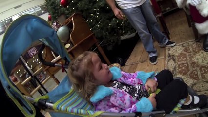 Pranking Mall Shoppers, PICS WITH SANTA and PUKING!