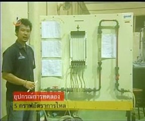 Hydraulics Lab Bernoulli's Principle By Chai TE#11@SUT