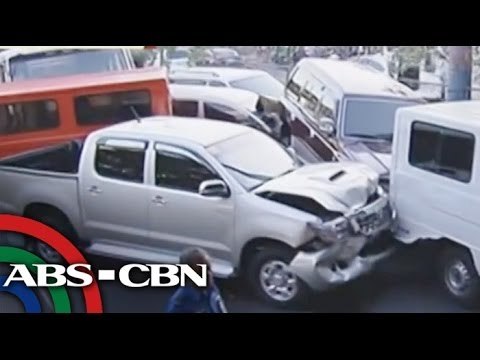 Truck driver in 12-vehicle smash-up faces raps