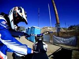 CRAZY CRASH Endo Over The Bars HQ Helmet Cam Motocross MX Dirt Bike Perris Raceway Rider 821 / 527
