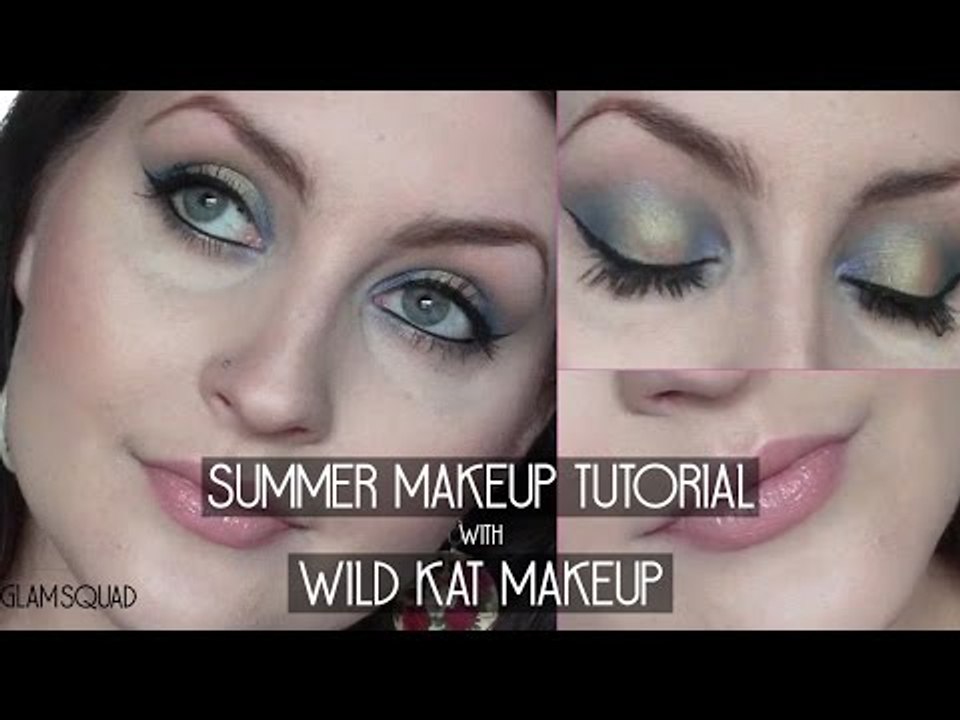 Summer Makeup tutorial ❤ WildKatMakeup for GlamSquad