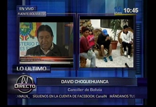 Bolivia desmintió a Pérez Guadalupe por Caso Belaunde Lossio