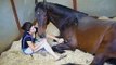 Girl and Horse - Incredible Bond