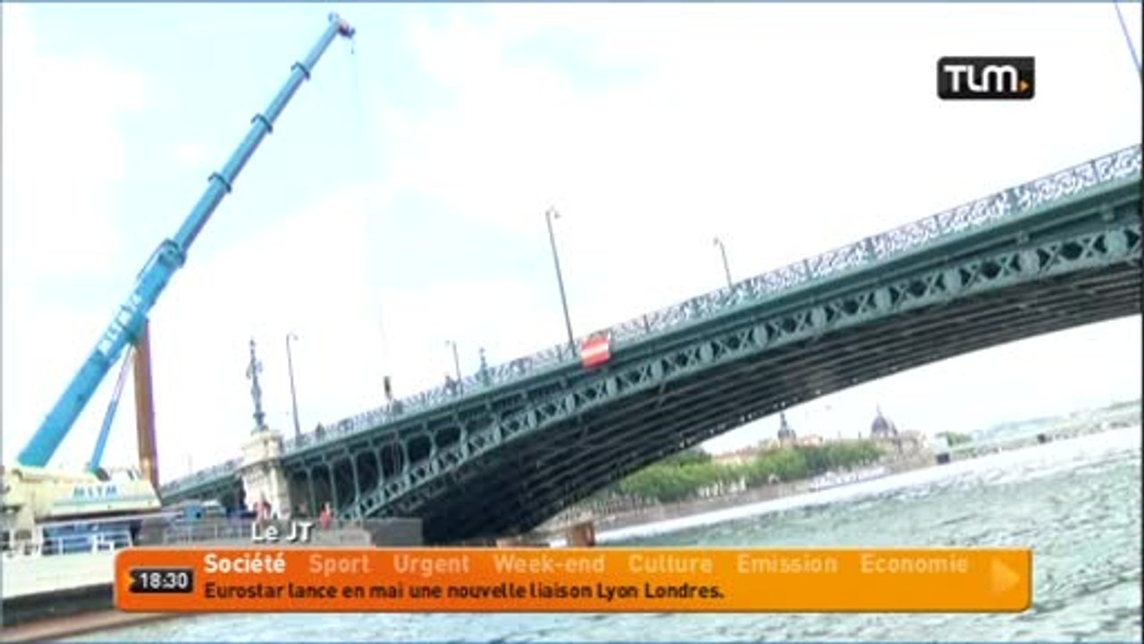Le pont de l’Université en travaux