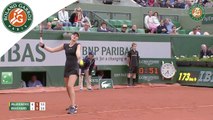 Kristina Mladenovic v. Eugénie Bouchard 2015 French Open Men's R128 Highlights