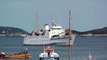 Scillonian III Arrives at Hugh Town Harbour, St Marys on The Isles of Scilly