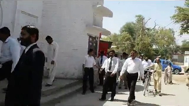 Insaf Lawyers Forum Protest, Speeches, Ahmedpur East.