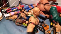 GTS WRESTLING: Brock's Revenge! WWE Action Figure Matches Animation! Mattel Elites PPV!