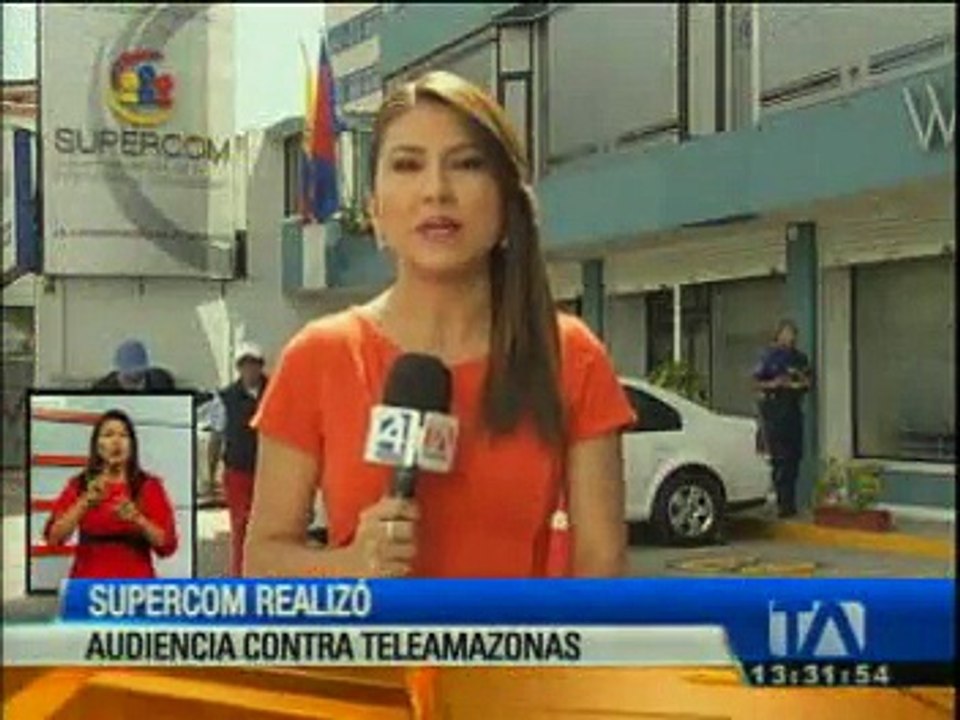 Supercom realizó audiencia contra Teleamazonas