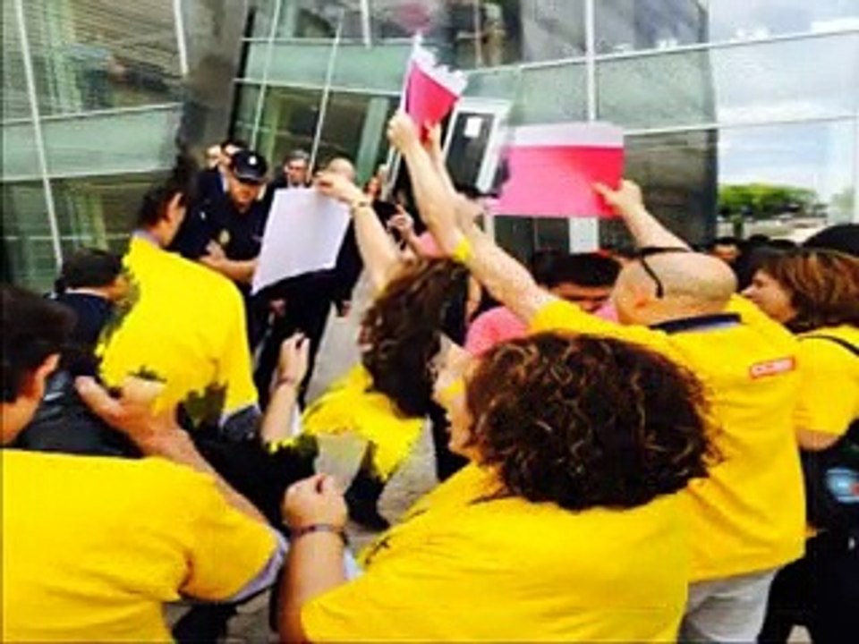 Recibimiento al Ministro de justicia