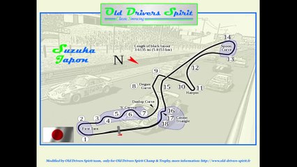 Tour de piste à Suzuka en BMW 2800 CS sur Rfactor