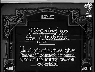 Limpiando la Esfinge (1931)