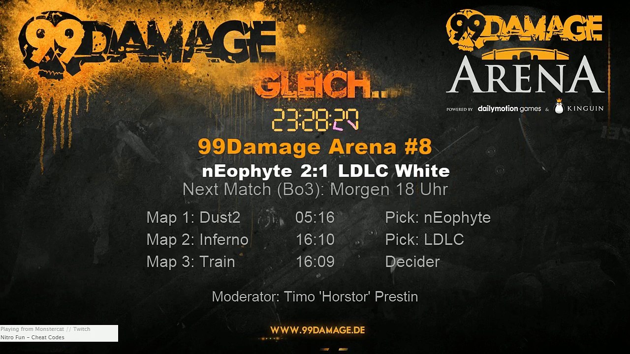 99DAMAGE Arena #8 mit Horstor - German Stream (REPLAY)