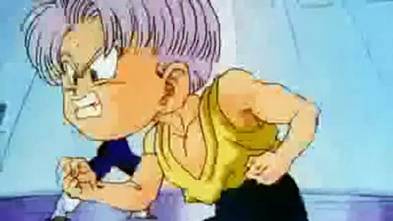 Trunks pequeño se covierte en Super Saiyan