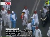 Olympic Torch Relay Protest Japan
