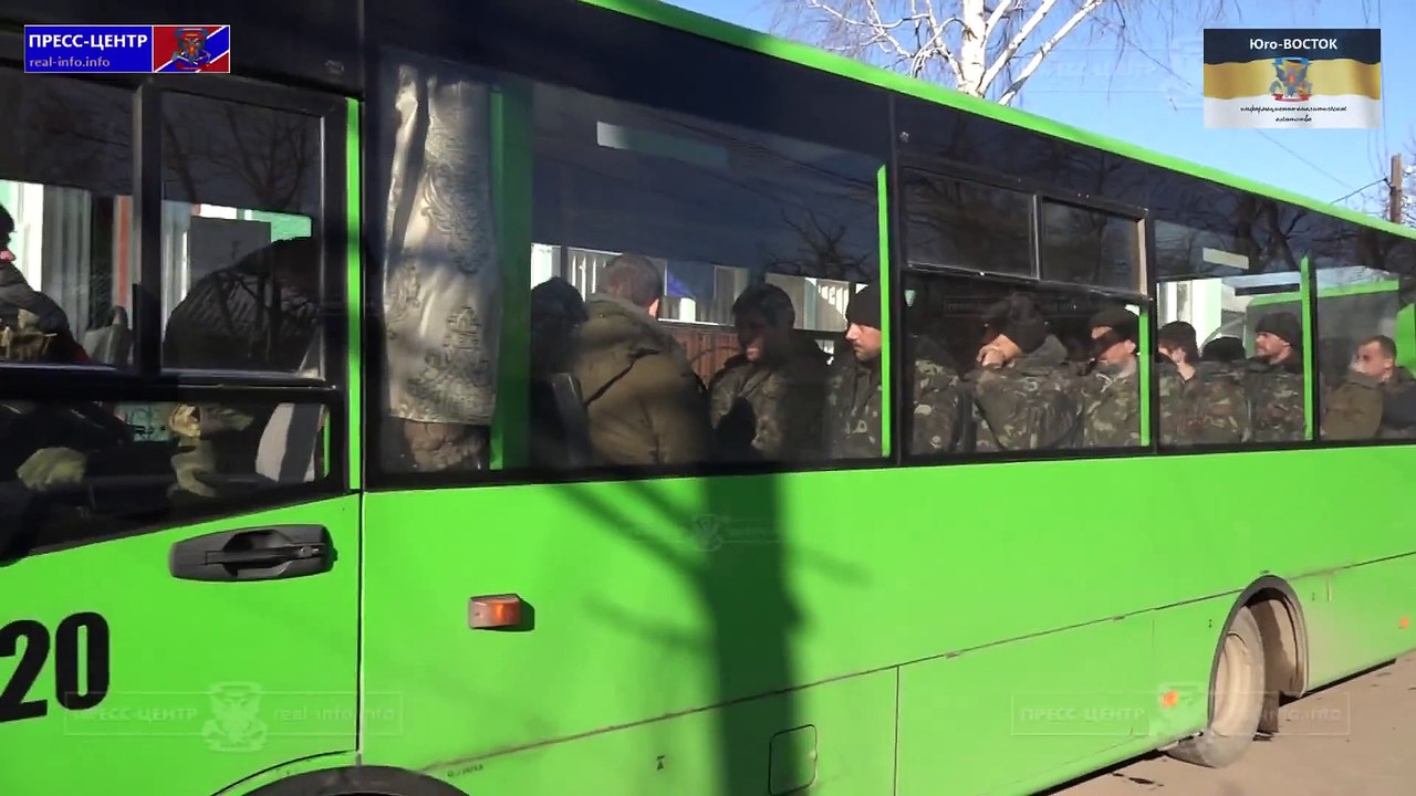 Обмен пленными между ополчением и киевскими силовиками