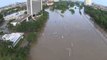 Drone Shows Extent of Flooding Near Downtown Houston