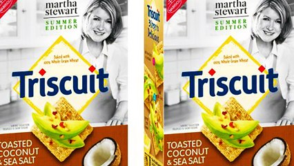 Martha Stewart Teams Up With Nabisco; Creates The Salted Coconut Triscuit!