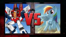 Starscream VS Rainbow Dash