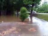 Storm Flooding in Northeast Mississippi - Flood footage May 2, 2010