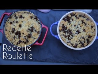 Crumble banane et pépites de chocolat !