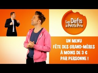 Un menu Fêtes des grands-mères à moins de 3 € - Défis à petits Prix