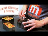 Cercle à pâtisserie avec poussoir Marmiton