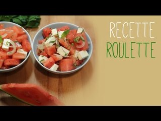 Salade pastèque et feta !