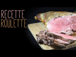 Gigot d'agneau au miel et au thym !