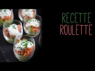 Verrines saumon kiwi !