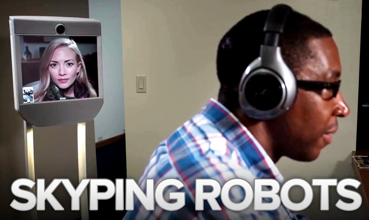 Skyping Robots on Wheels and a Ninja Steals Guy Fieri's Lamborghini