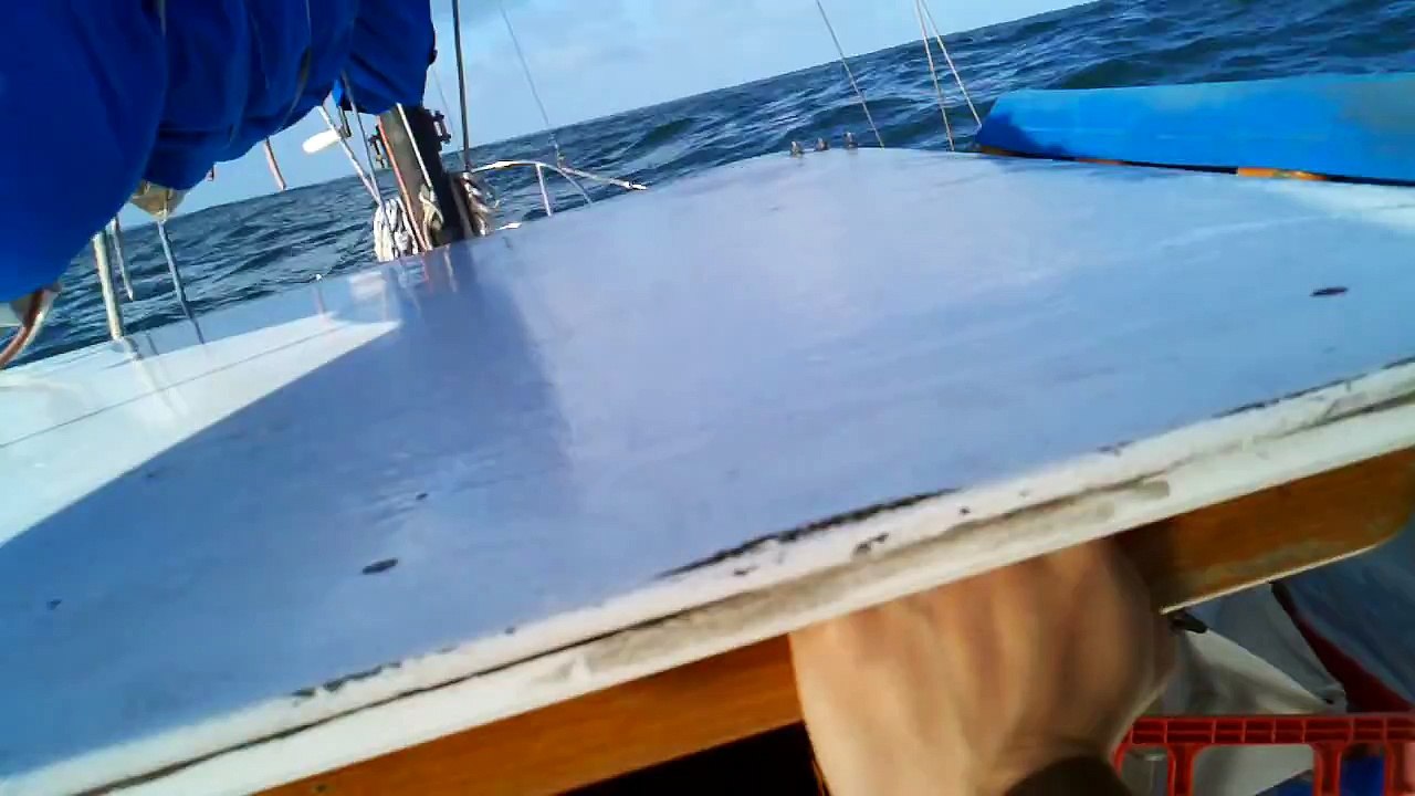 2011 tsunami  filmed from boat