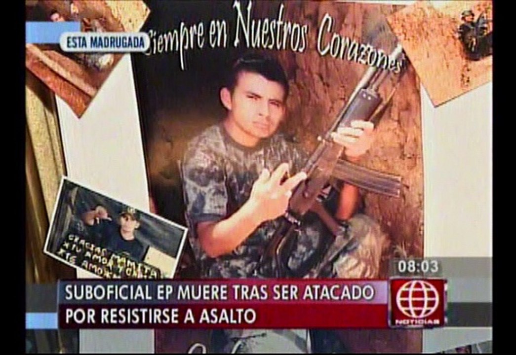 Callao: Mataron a pedradas a suboficial del Ejército que se resistió a robo