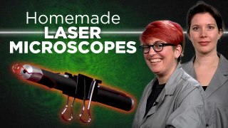 See Bacteria with a DIY Laser Microscope