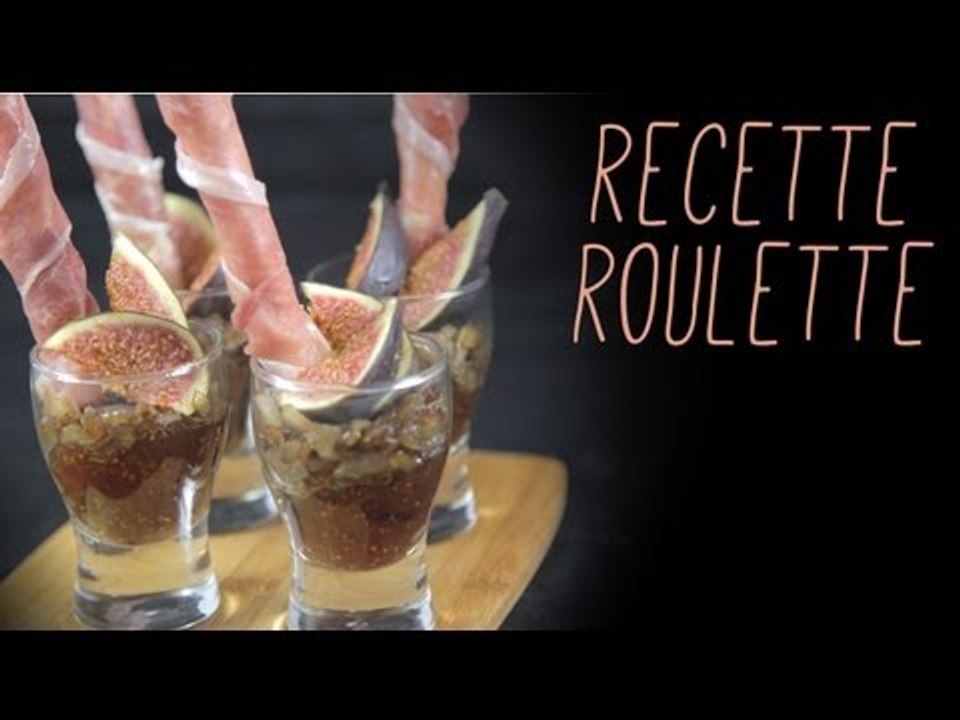 Verrines confit d'oignons et figues !