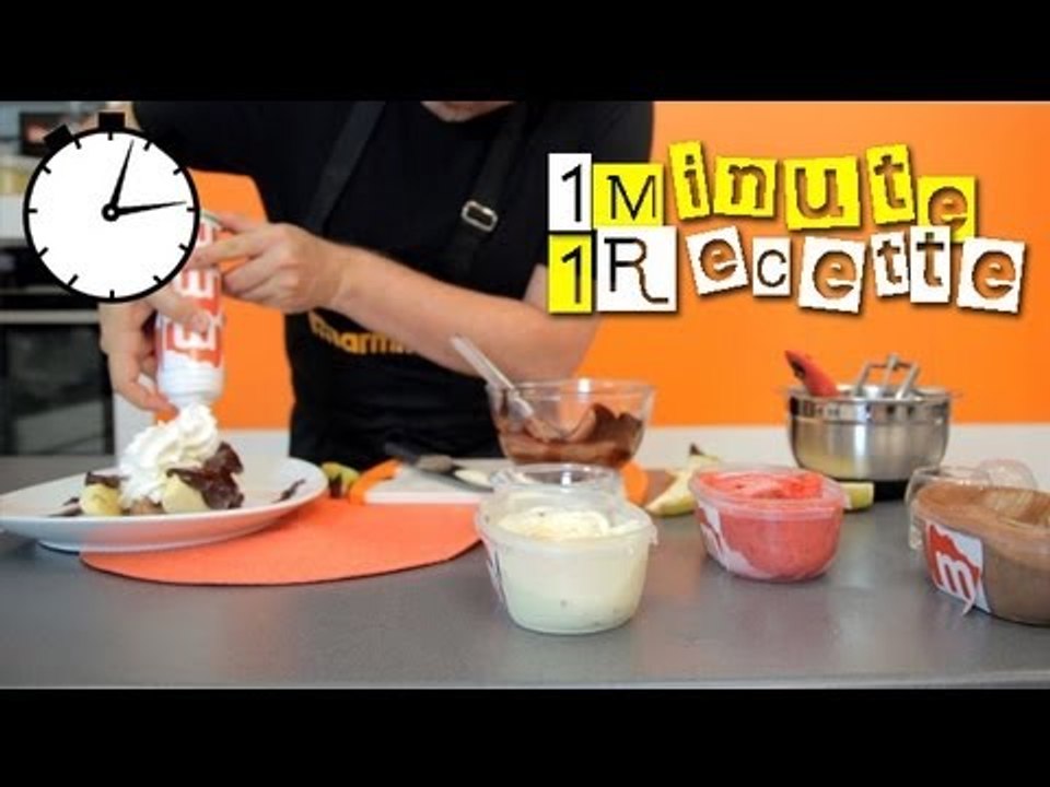 1 Minute 1 Recette : Banana-split