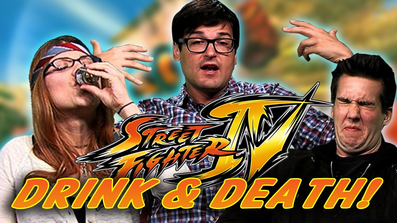 Super Street Fighter IV Drink and Death CHALLENGE!
