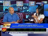 [ANC Mornings] Some motorcycle riders are protesting the MMDA's motorcycle lane policy.