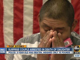 Surprise couple arrested in death of 4-year-old daughter
