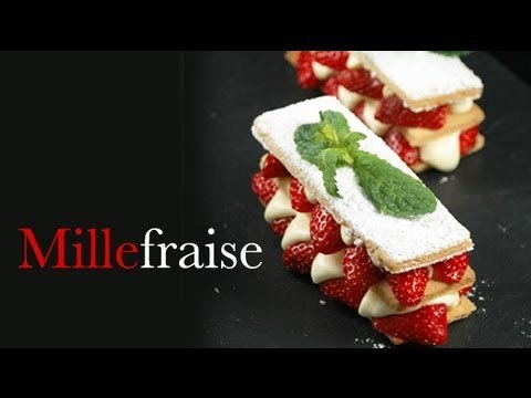 Tarte aux fraises + millefeuille = Millefraise ! Avec Hervé Cuisine