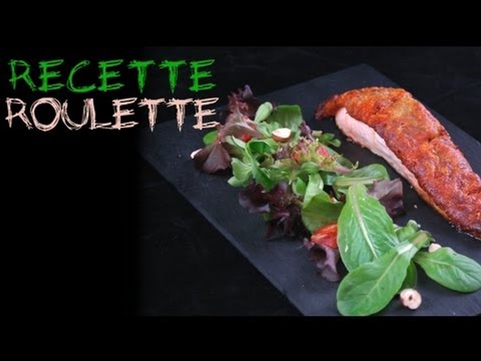 Recette : Saumon en croûte de chorizo !