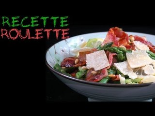 Recette : Salade d'asperges aux pignons !